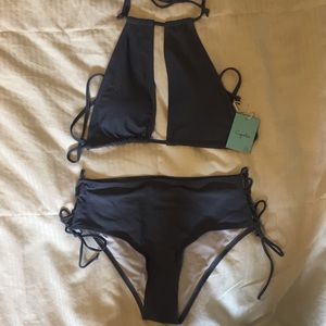 High-Waisted, Halter Top CupShe Bikini